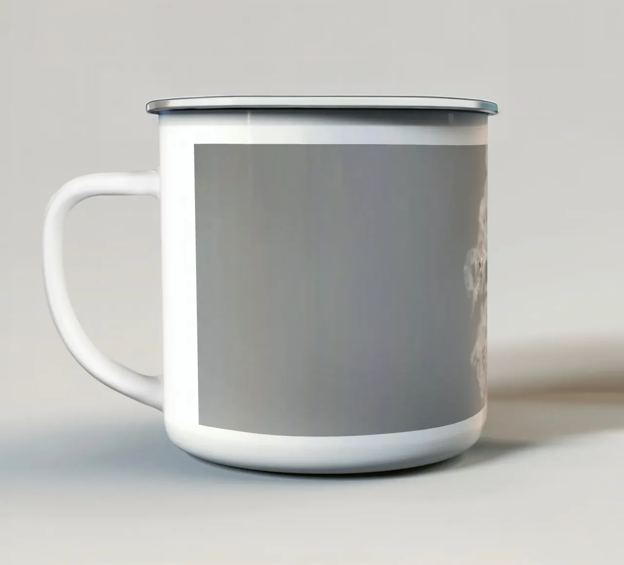 Macro design invernale minimalista tazza in smalto da Whole©