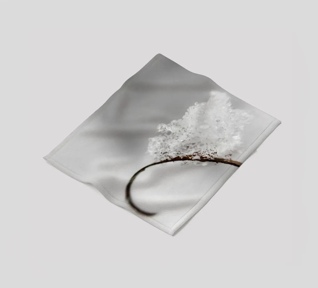 Macro design invernale minimalista coperta in pile da Whole©