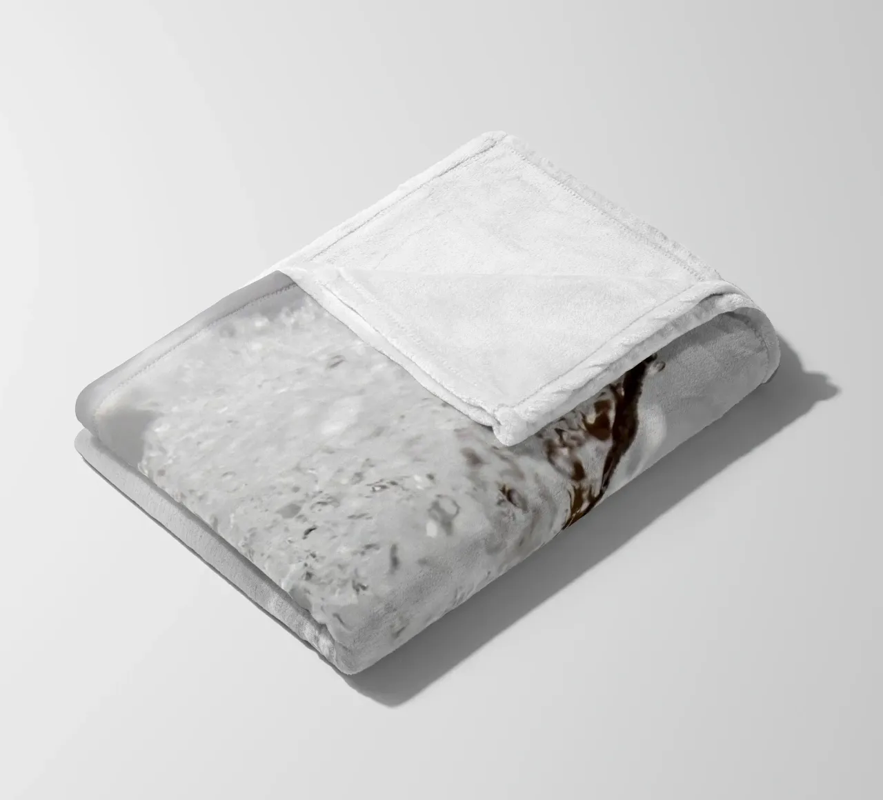 Macro design invernale minimalista coperta in pile da Whole©
