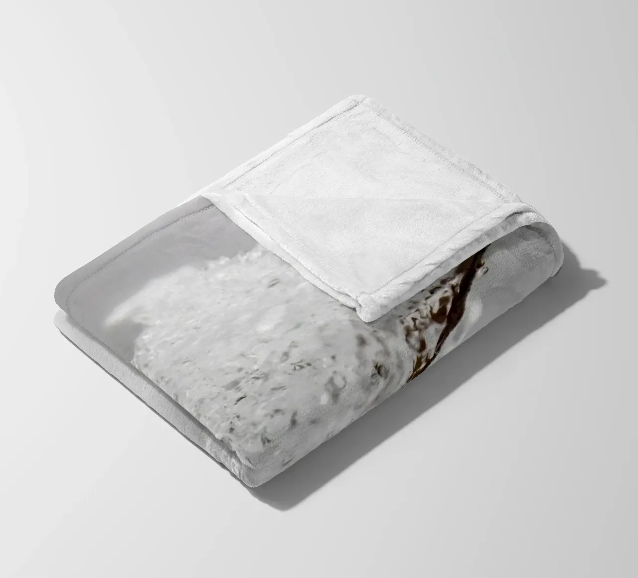 Macro design invernale minimalista coperta in pile da Whole©