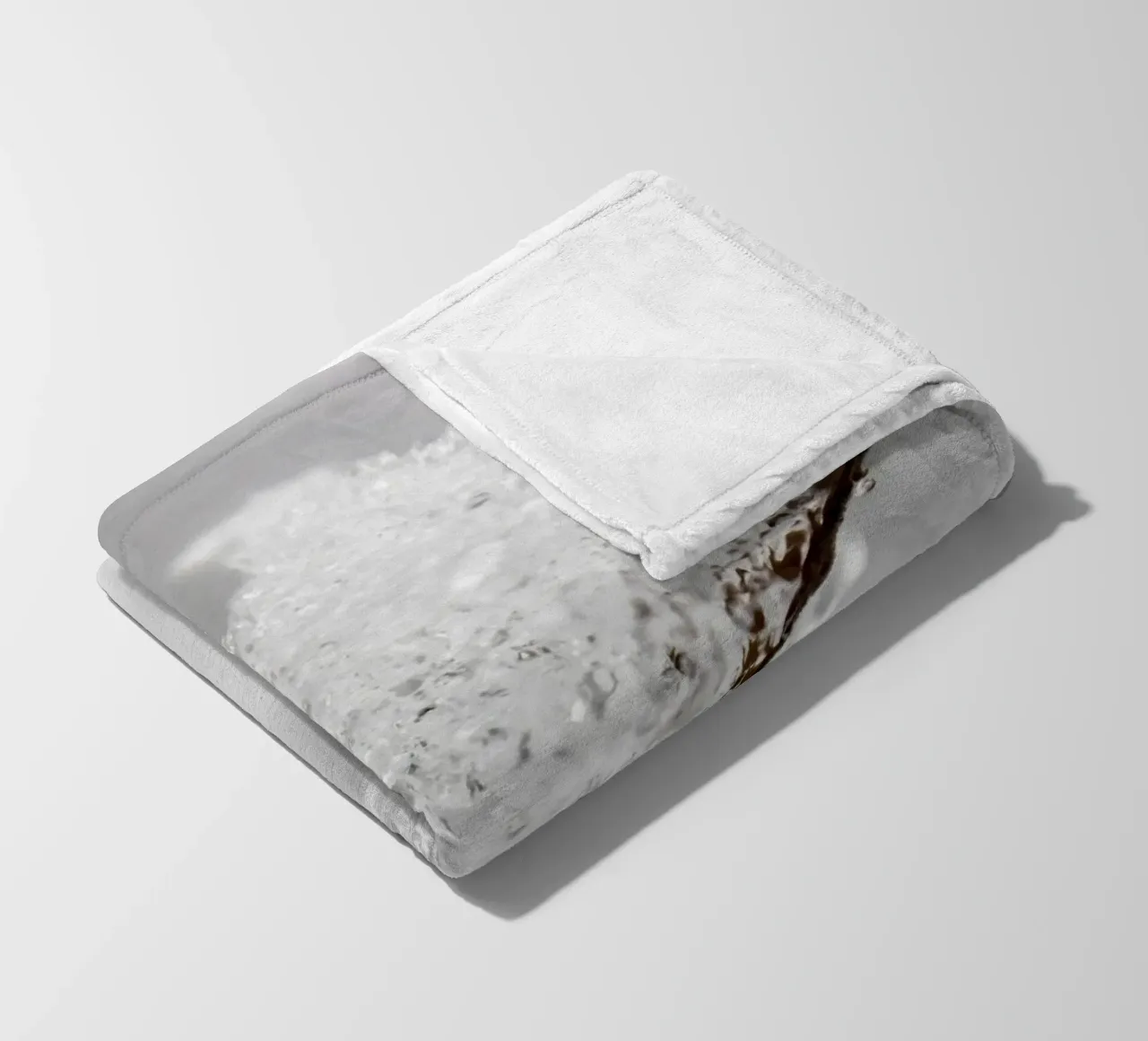 Macro design invernale minimalista coperta in pile da Whole©