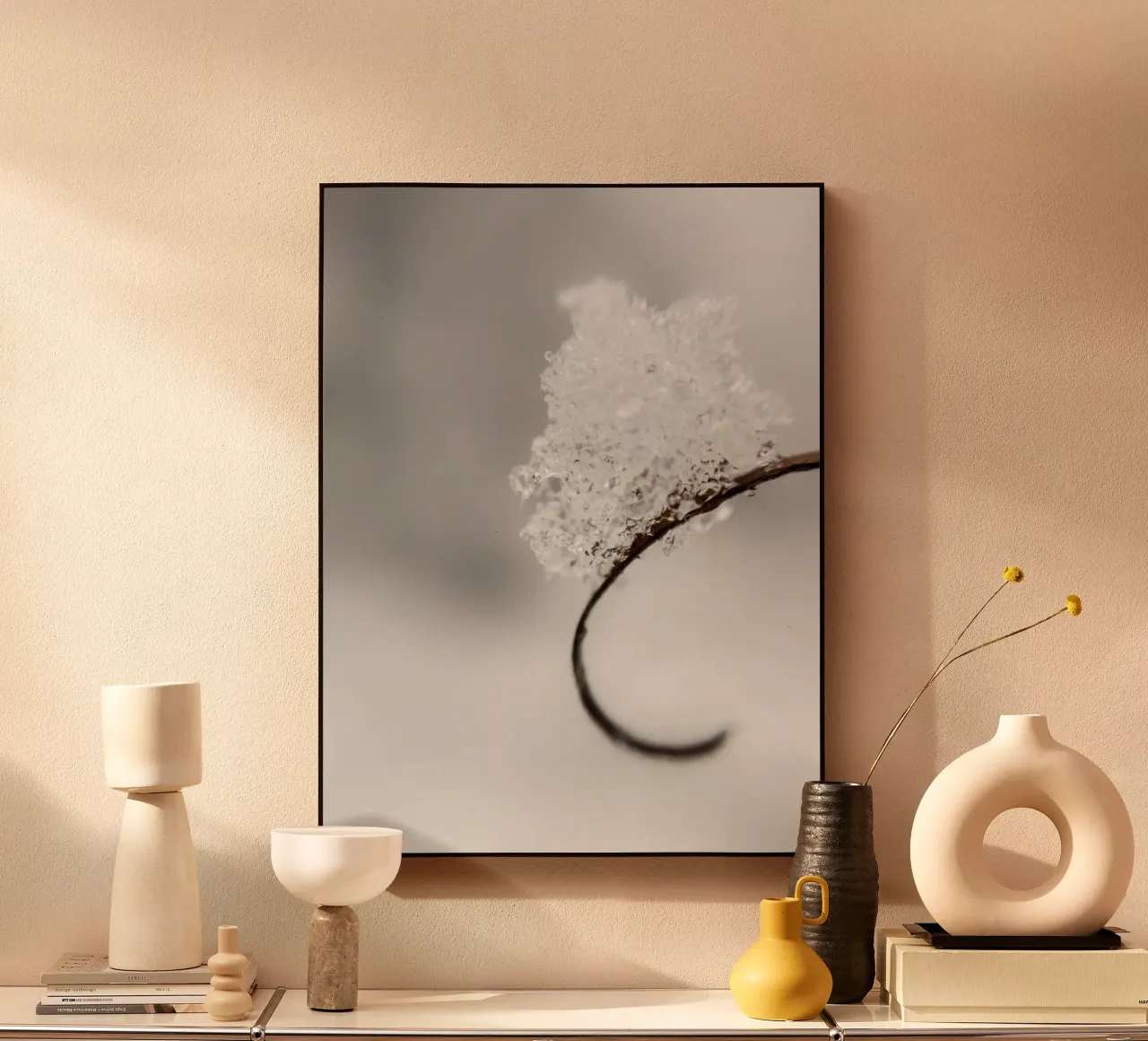 Macro design invernale minimalista plexiglass da Whole©