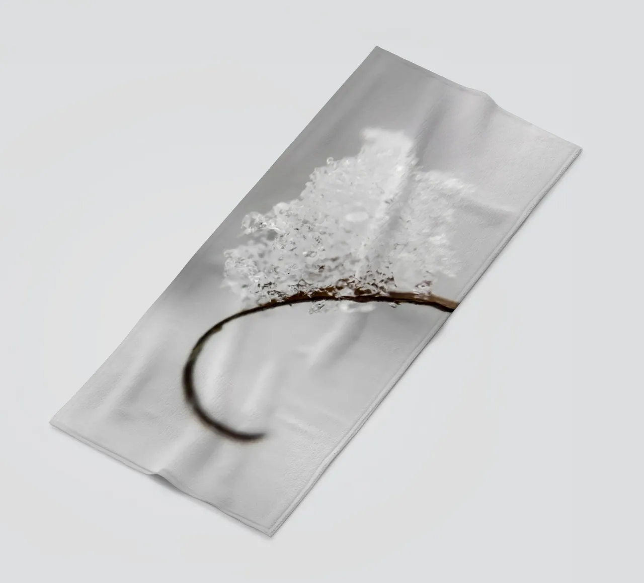Macro design invernale minimalista telo mare da Whole©