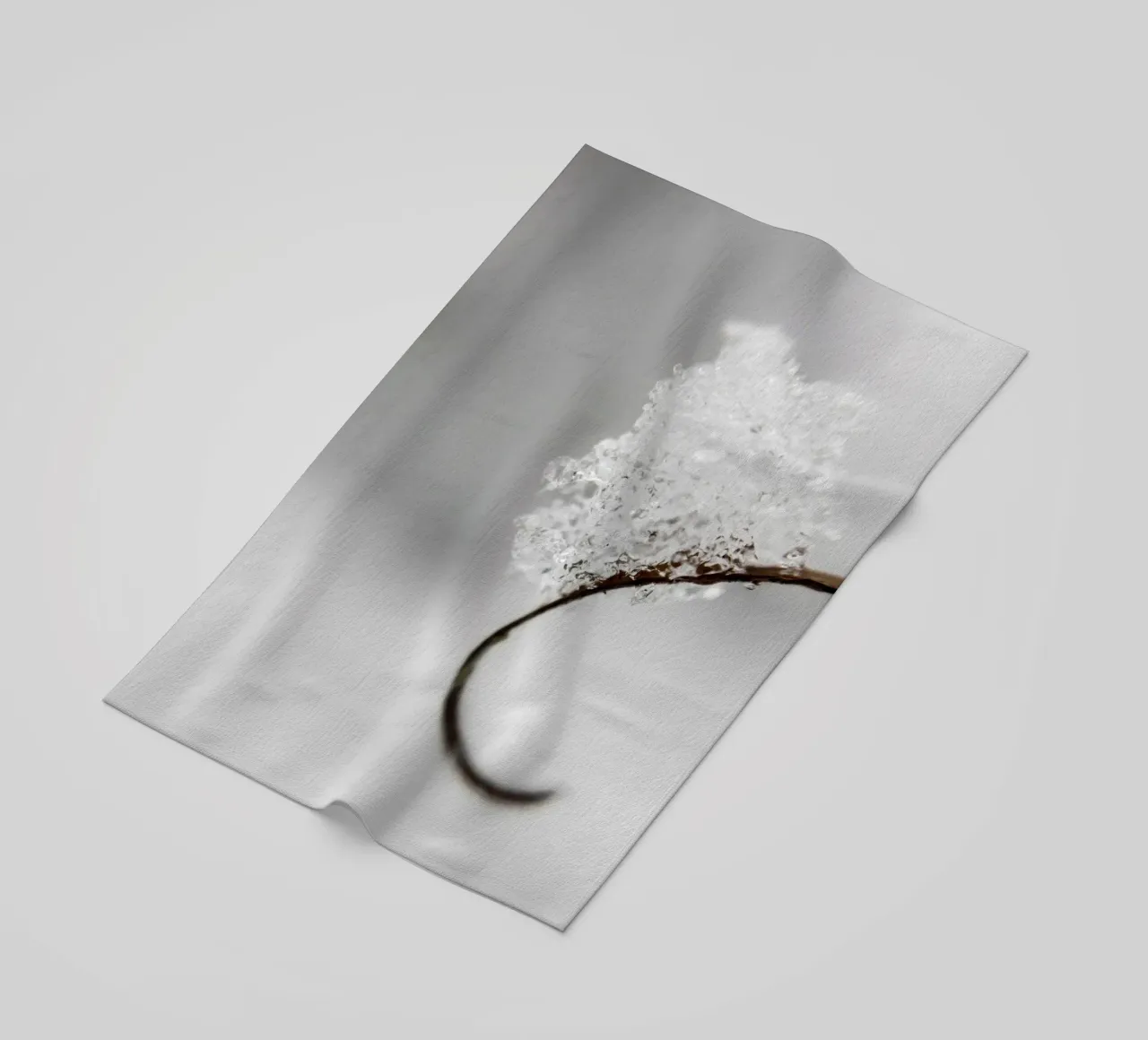 Macro design invernale minimalista telo mare da Whole©