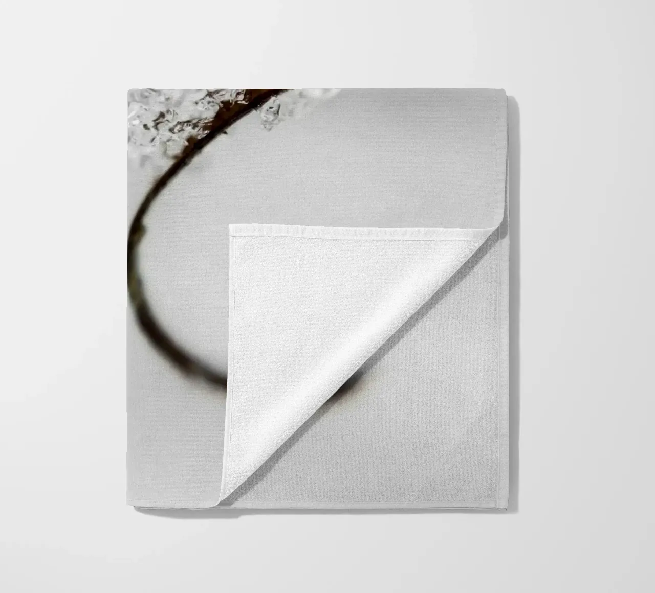Macro design invernale minimalista telo mare da Whole©