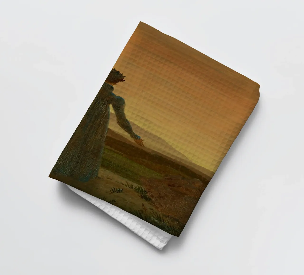 Caspar David Friedrich - Femme devant le soleil couchant torchon de ARTOTHEK