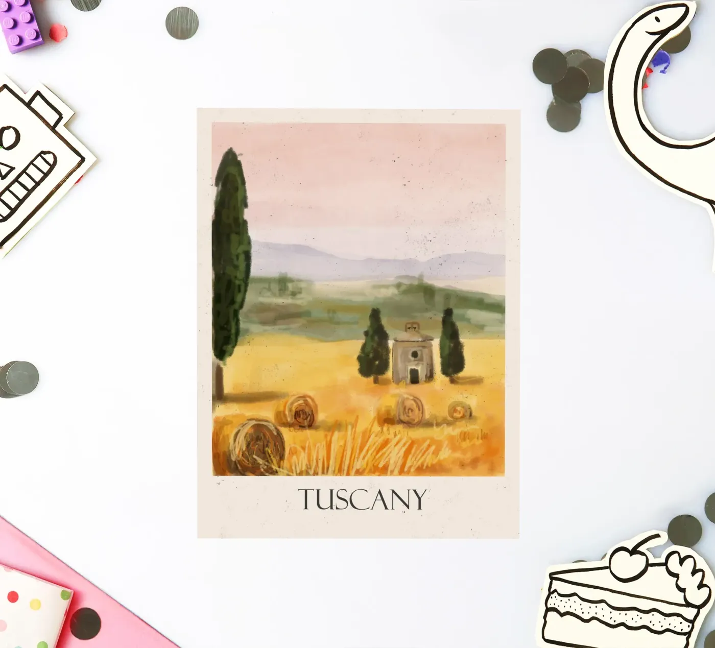 Toscane sticker van Indigo Rain