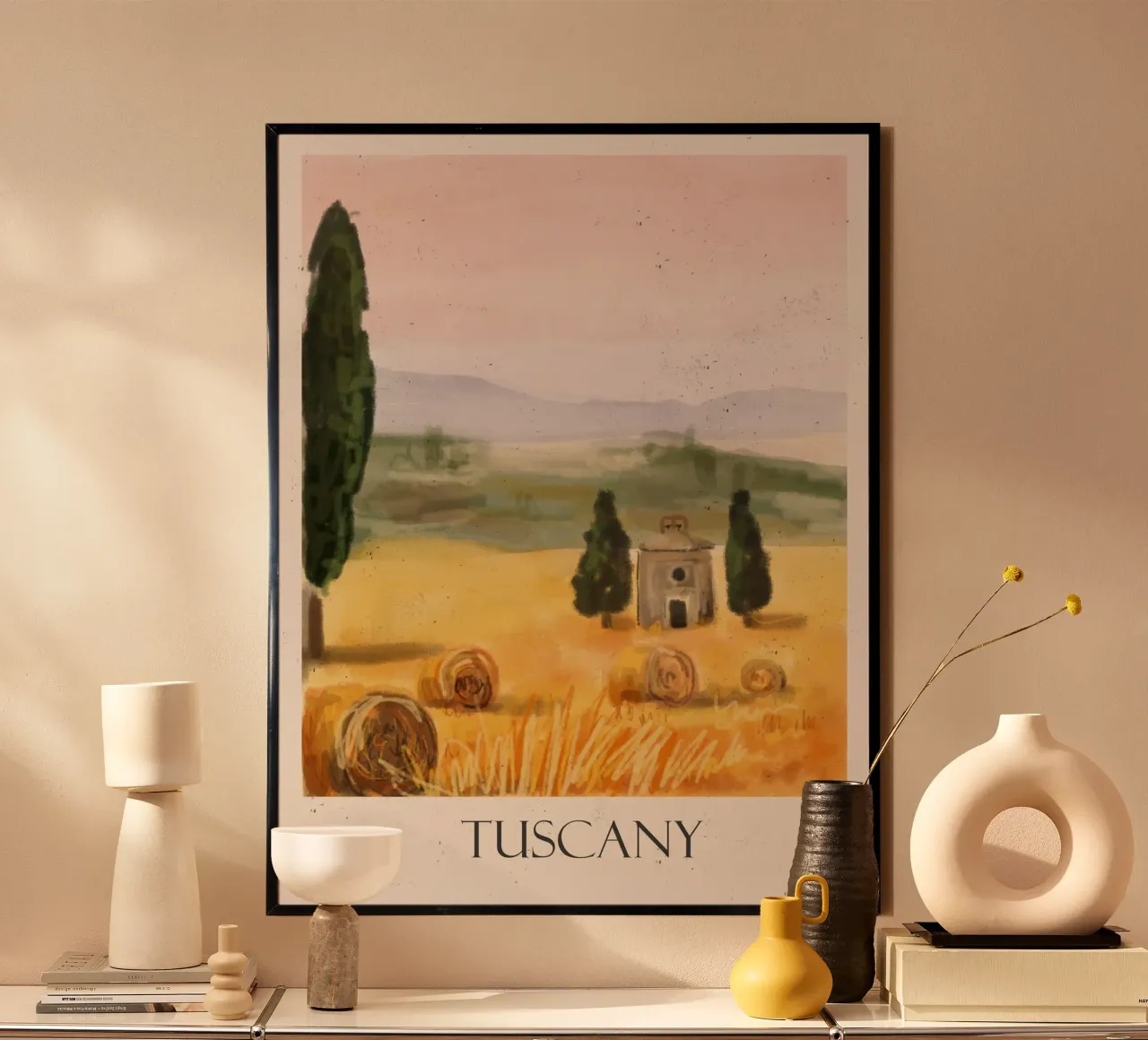 Toscane poster van Indigo Rain