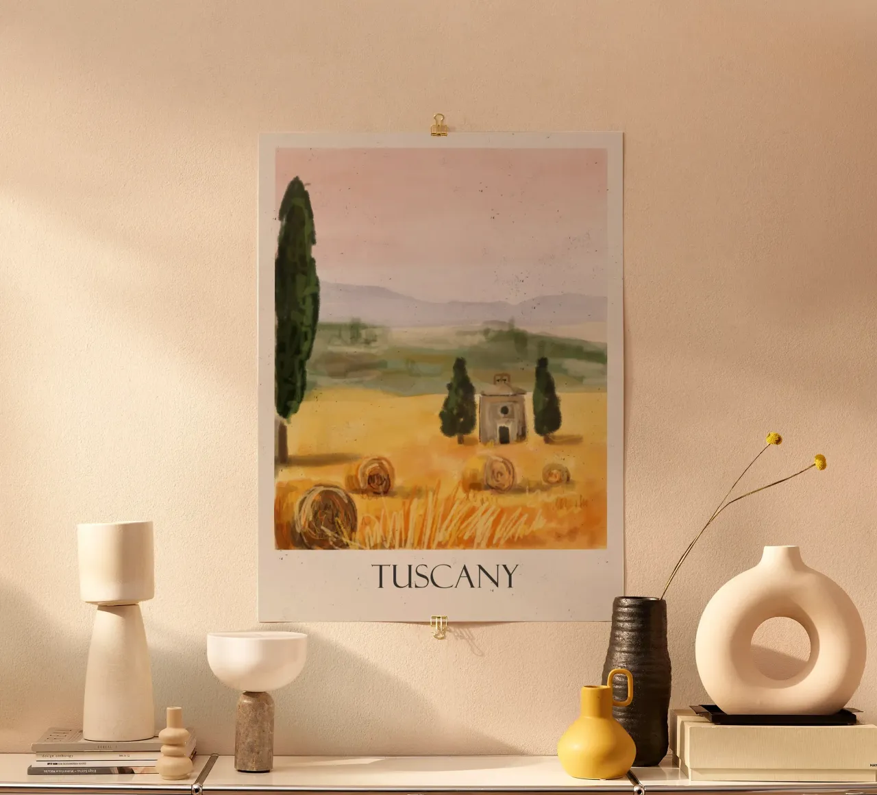 Toscane poster van Indigo Rain