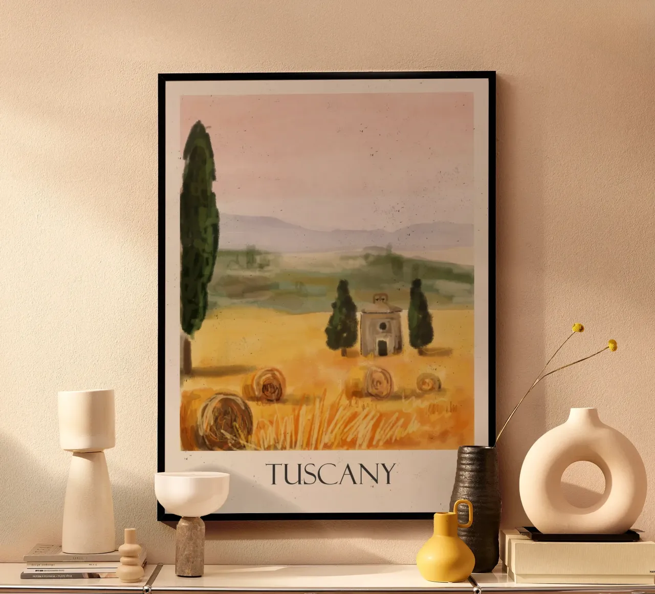 Toscane poster van Indigo Rain