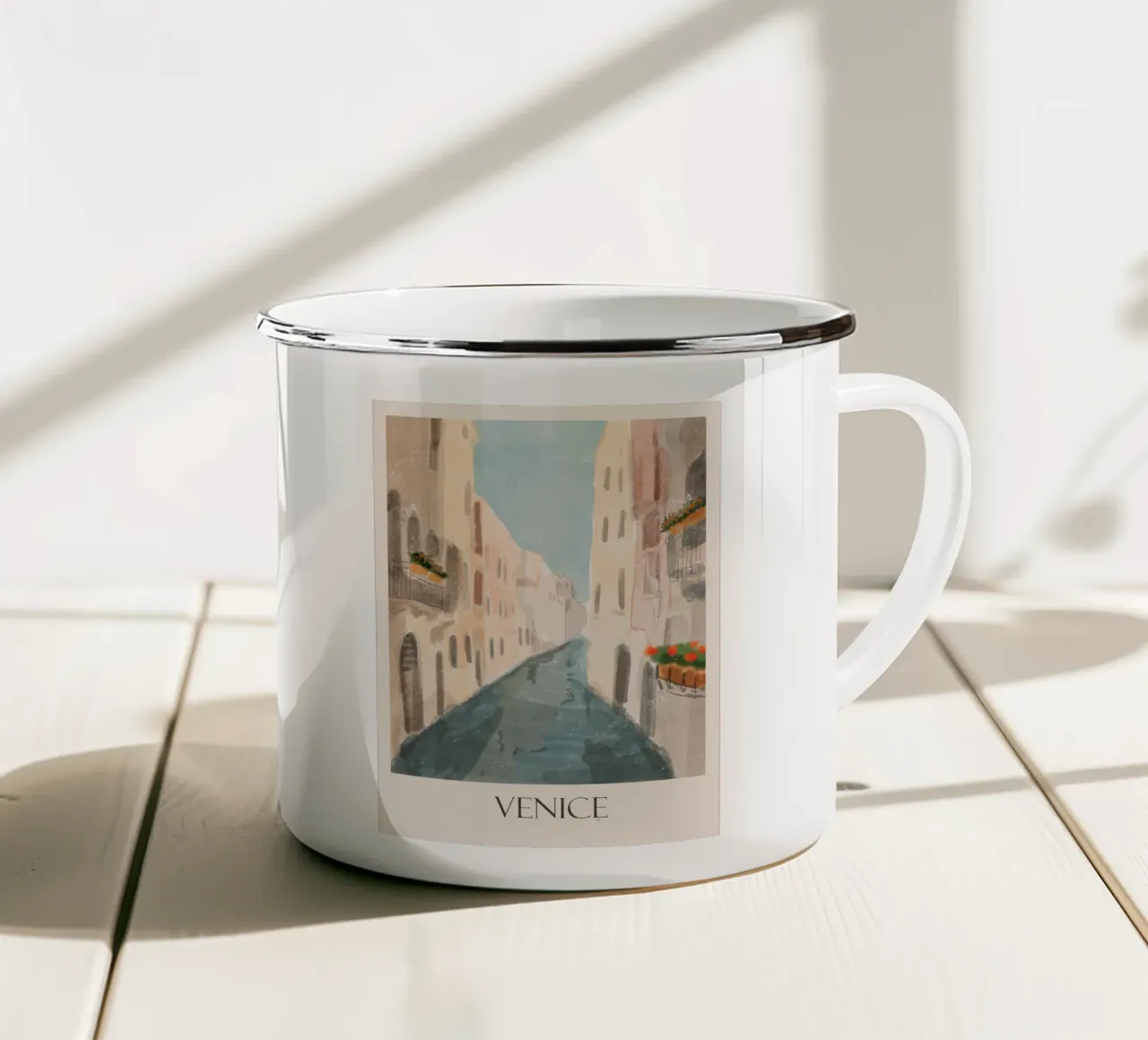 Venezia tazza in smalto da Indigo Rain