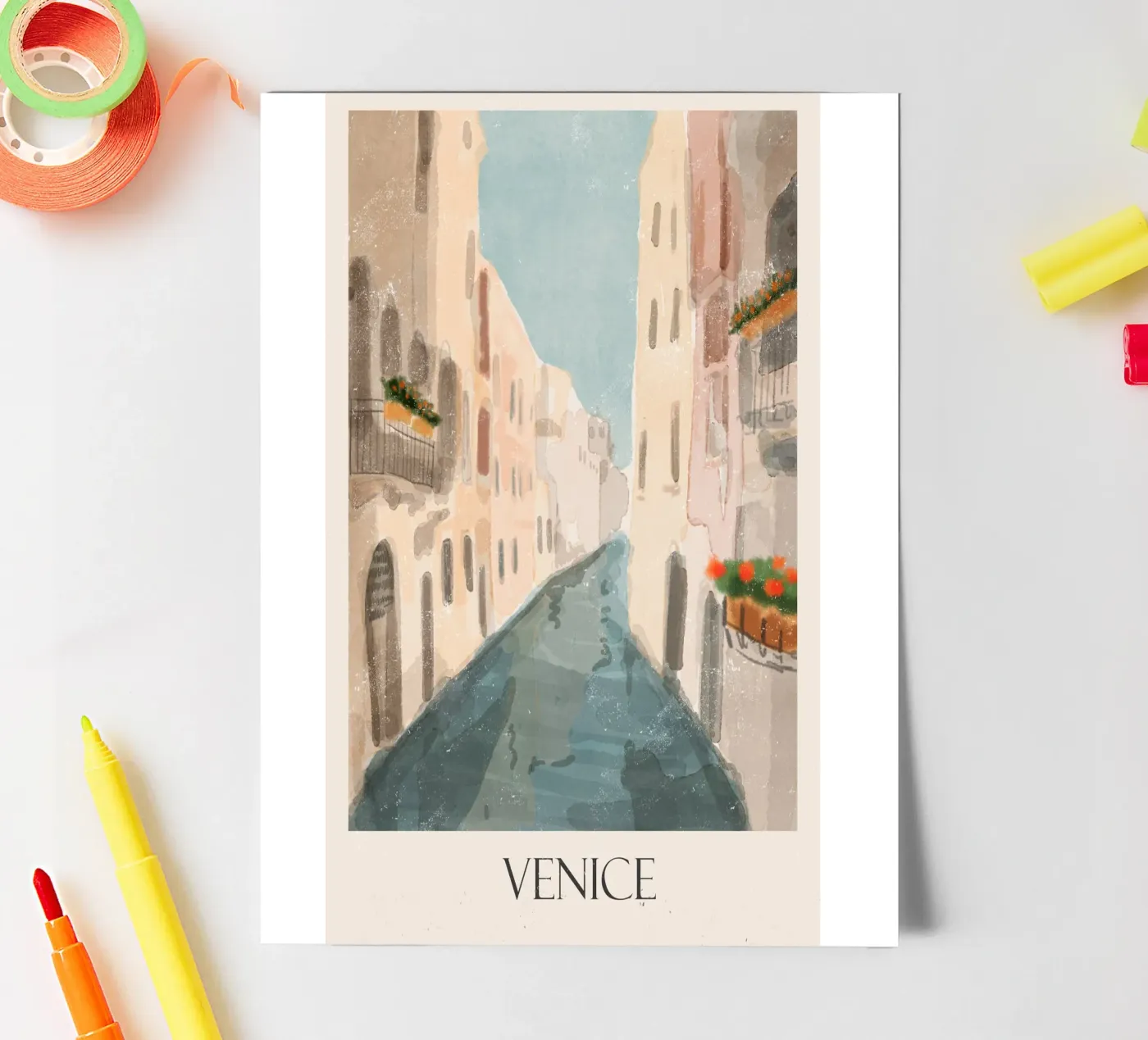 Venice sticker sheet by Indigo Rain