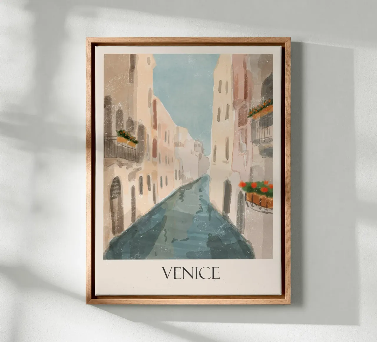 Venice canvas by Indigo Rain