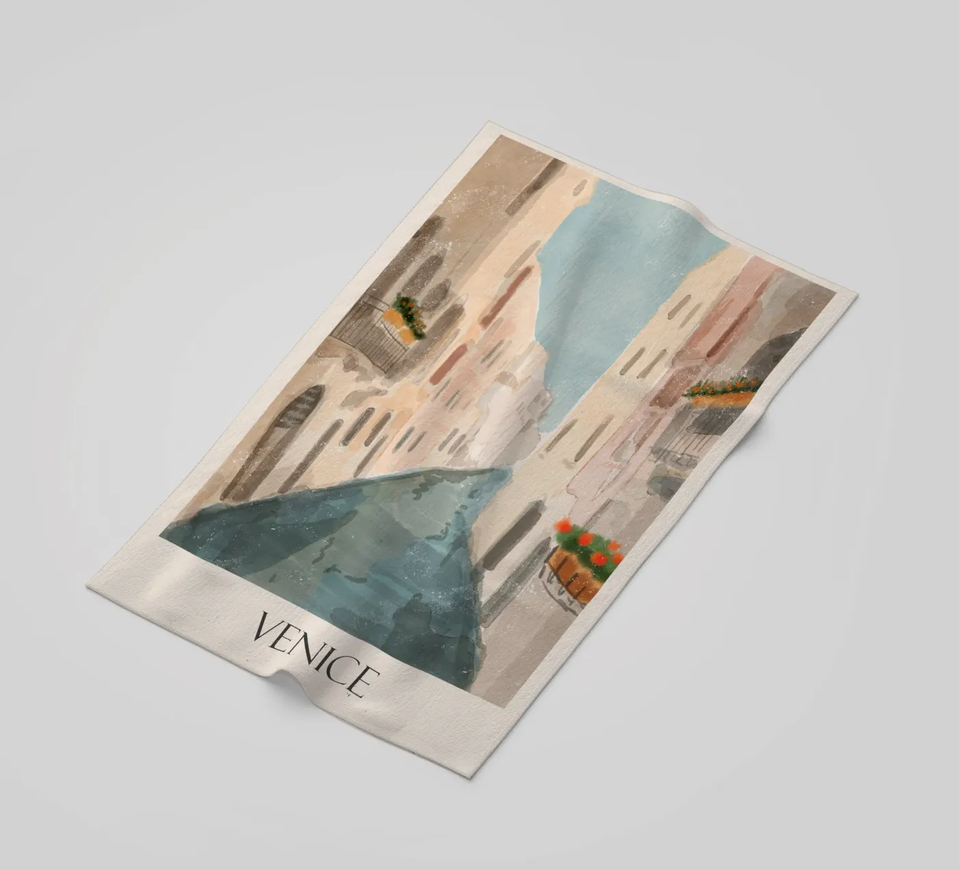 Venice beach towel by Indigo Rain