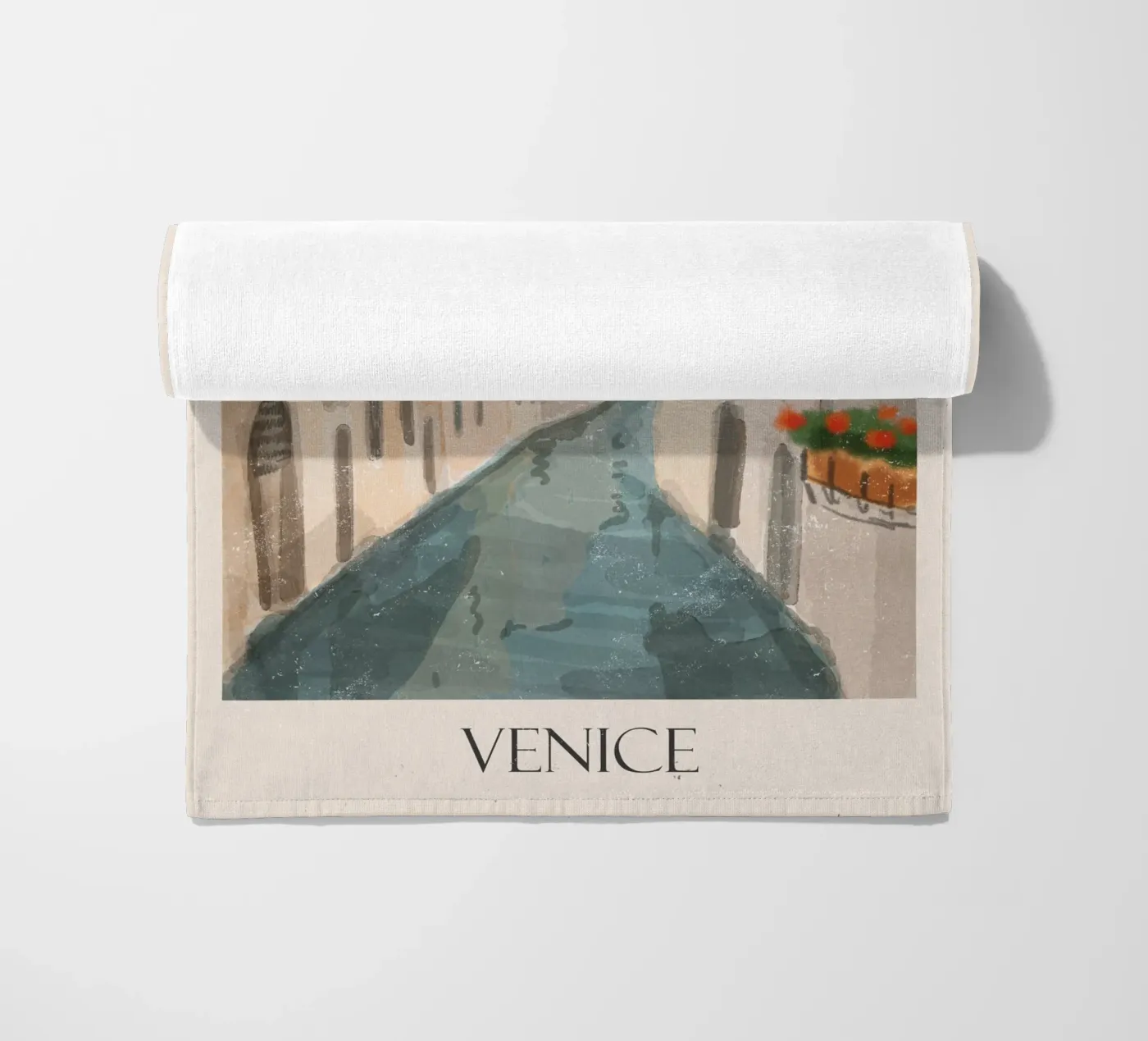 Venice beach towel by Indigo Rain