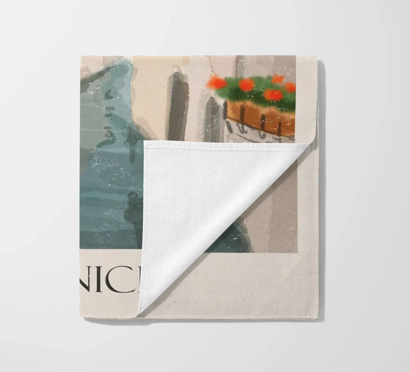 Venice beach towel by Indigo Rain