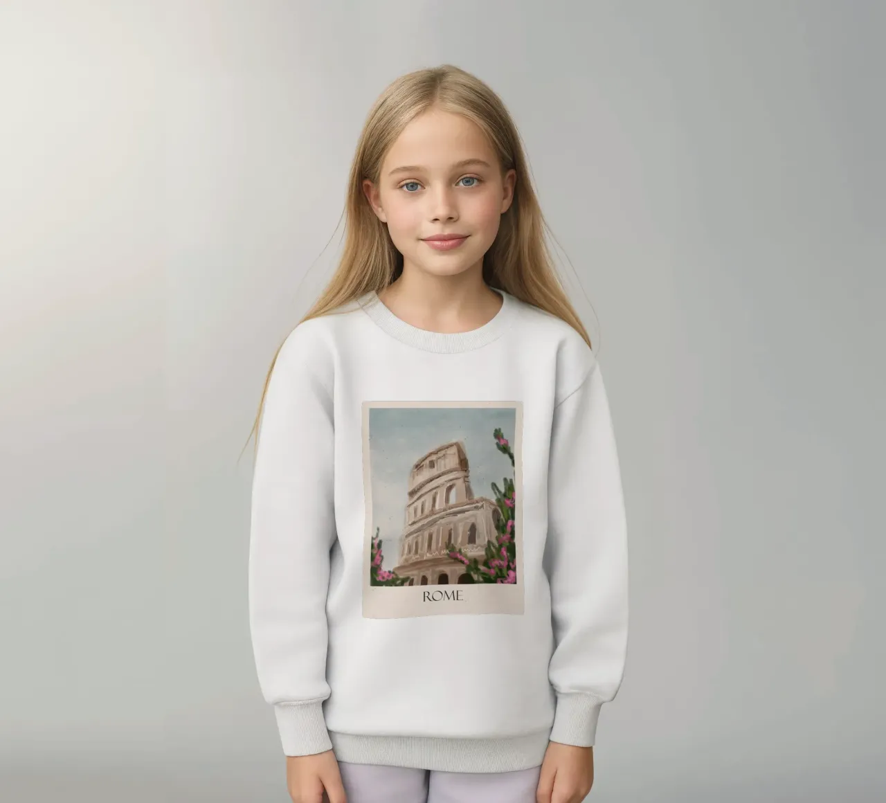 Roma Design felpa bambino da Indigo Rain