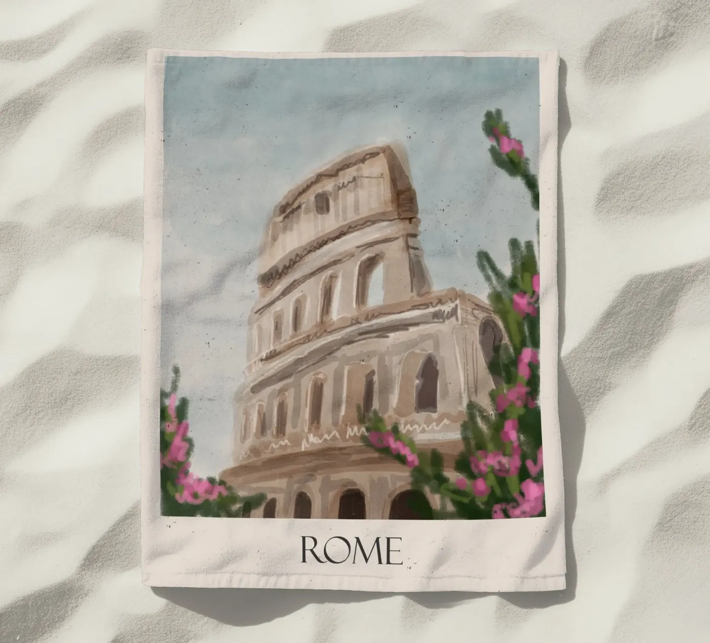 Roma Design telo mare da Indigo Rain