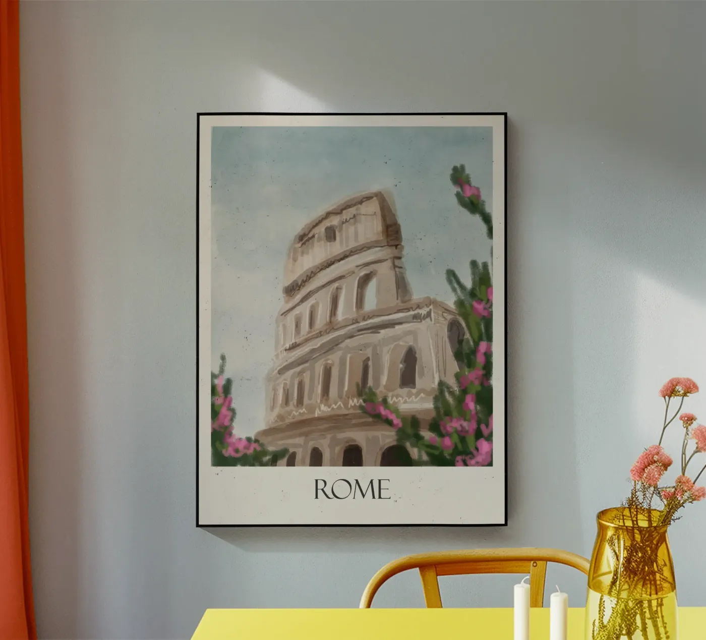 Rom Design Acryl-Glas von Indigo Rain