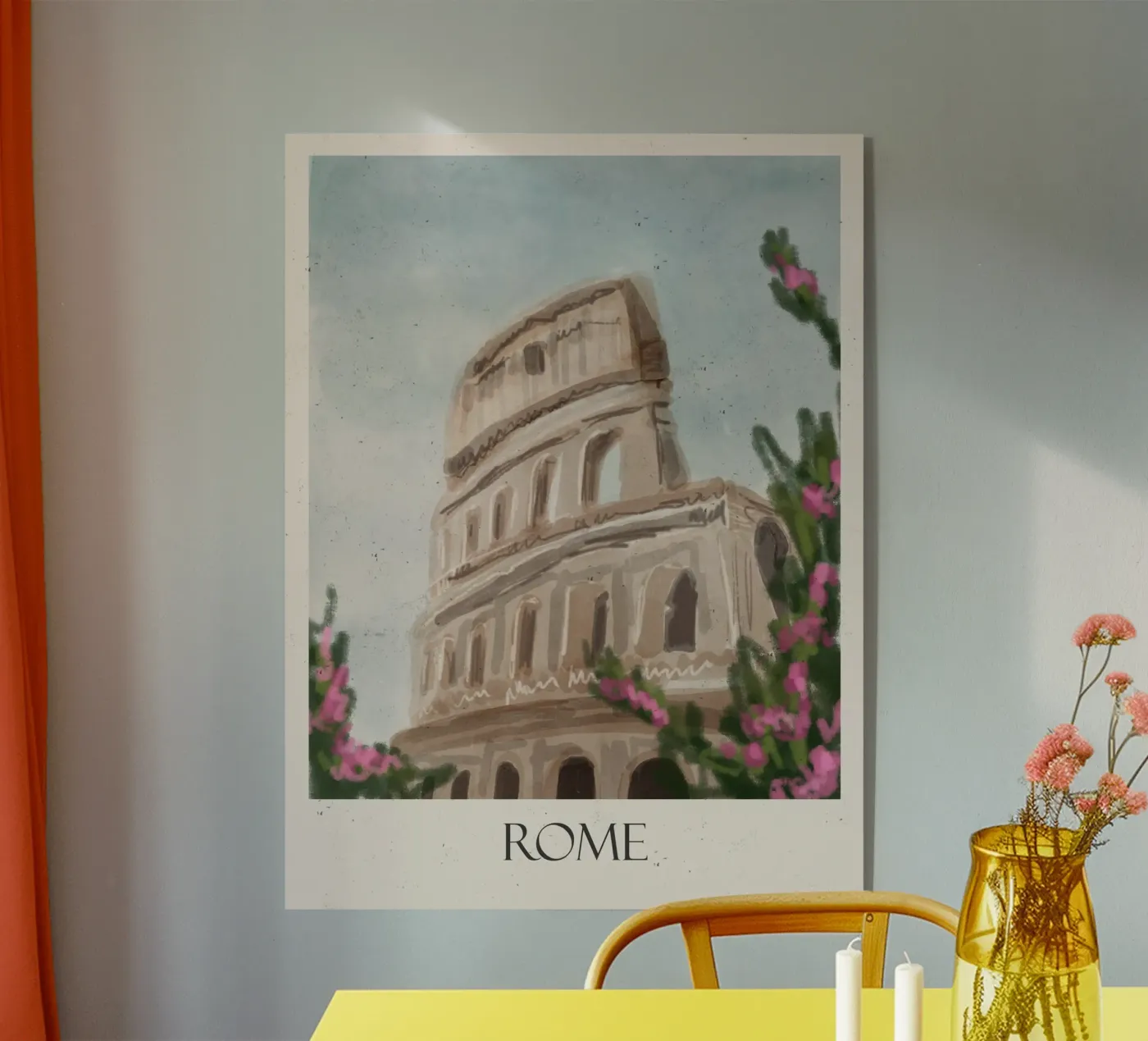 Rom Design Acryl-Glas von Indigo Rain