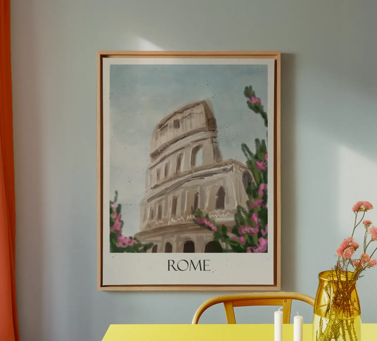 Rome Design canvas by Indigo Rain