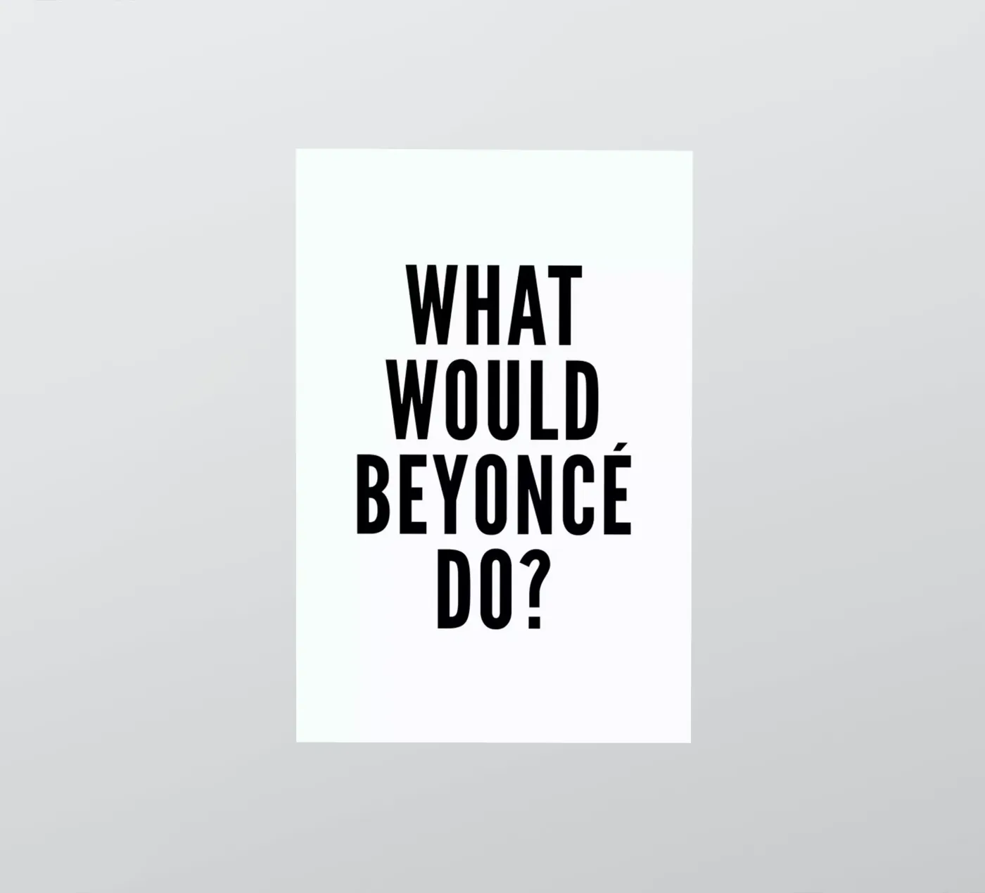 beyonce adesivo da Mottos by Sinan Saydik
