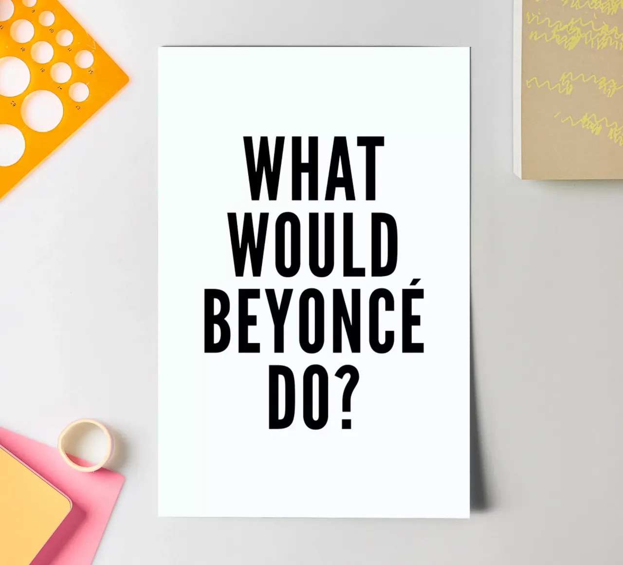 beyonce sticker sheet by Mottos by Sinan Saydik
