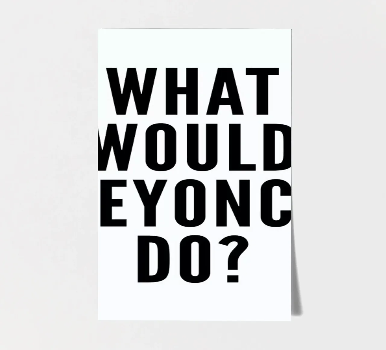 beyonce sticker sheet by Mottos by Sinan Saydik