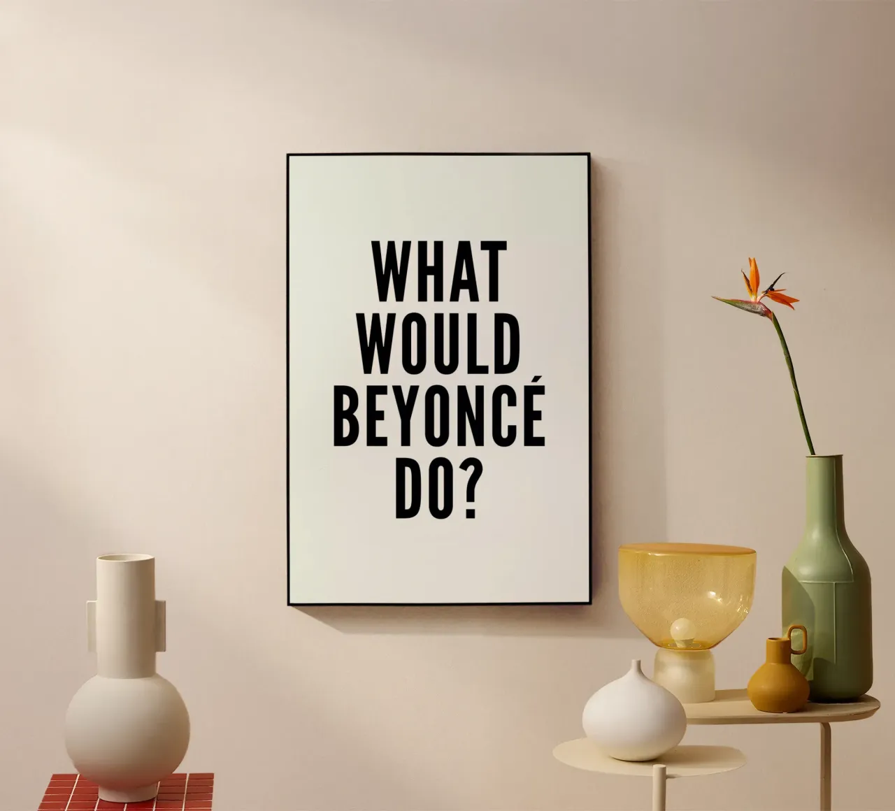 beyonce plexiglas de Mottos by Sinan Saydik