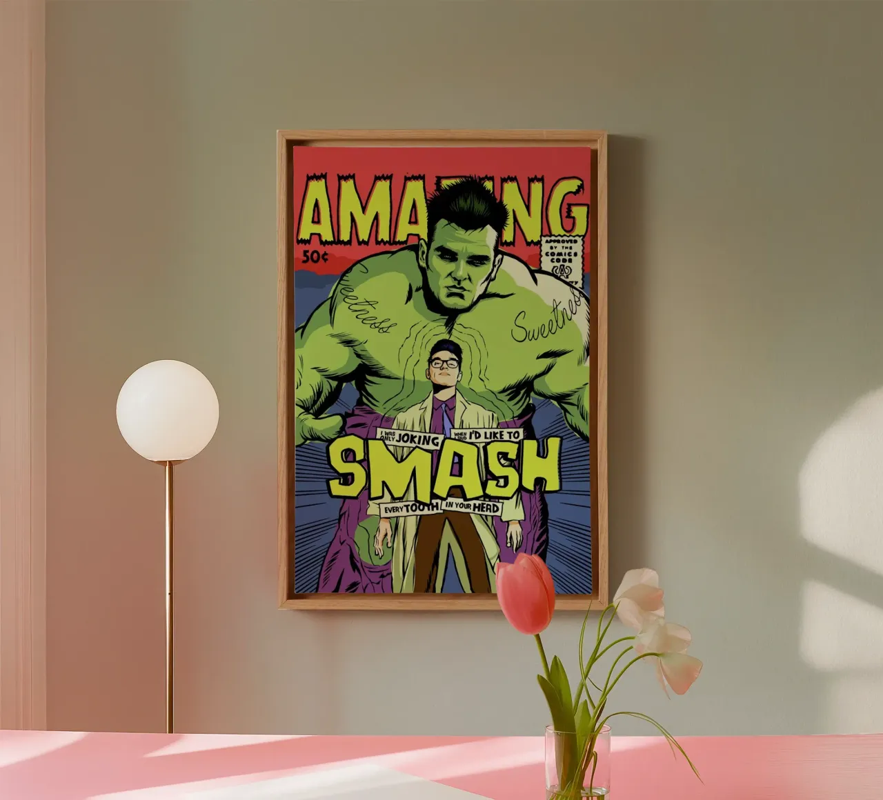 Post-Punk Smash tela con Cornice a cassetta da Butcher Billy