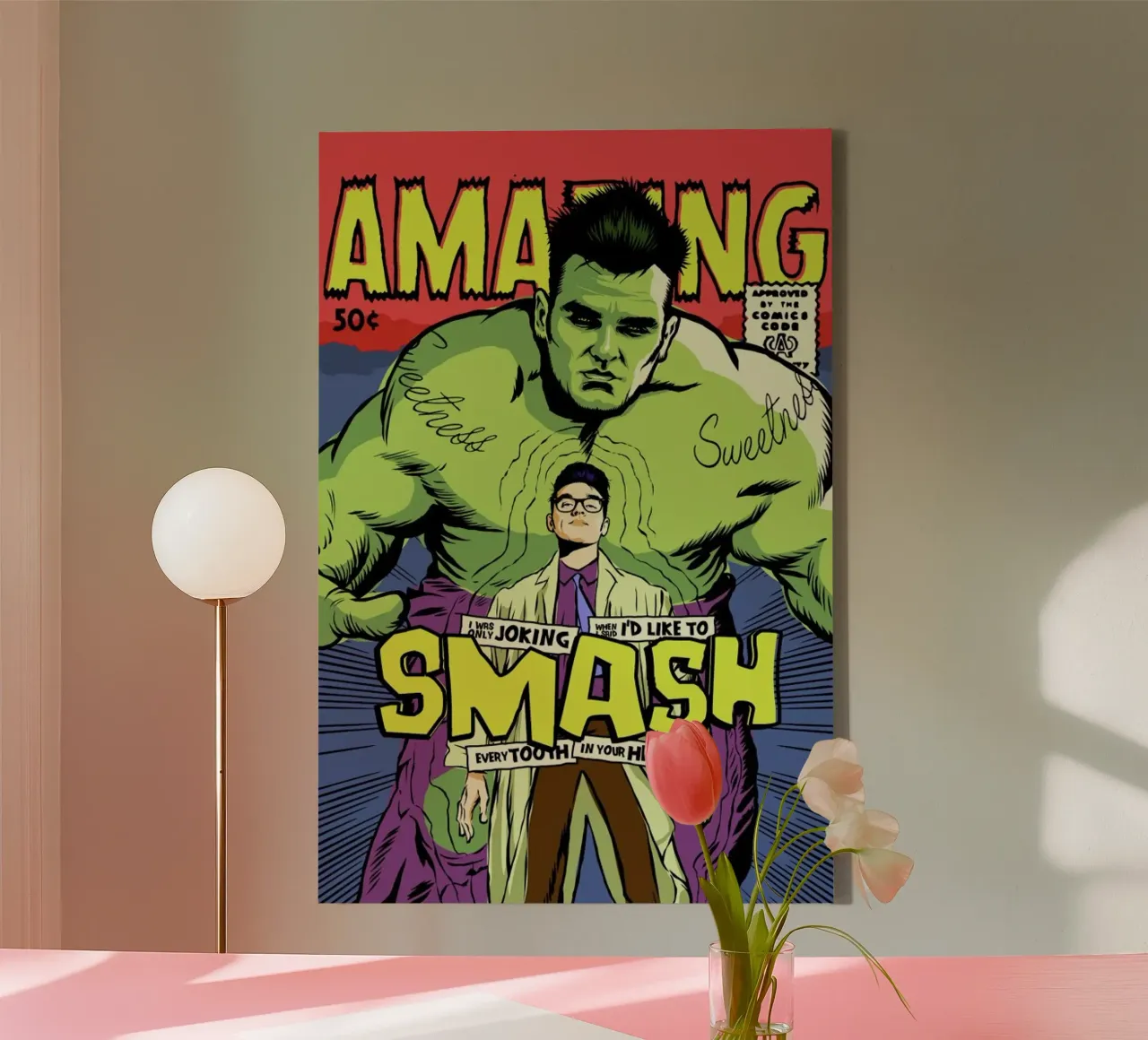 Post-Punk Smash tela con Cornice a cassetta da Butcher Billy