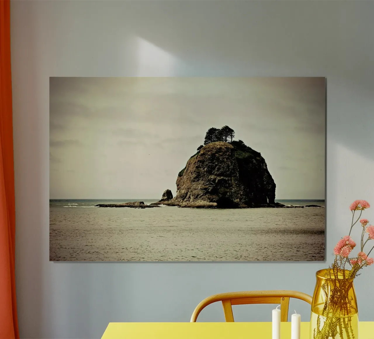 Wind Swept poster with aluminum frame by Robin Delean