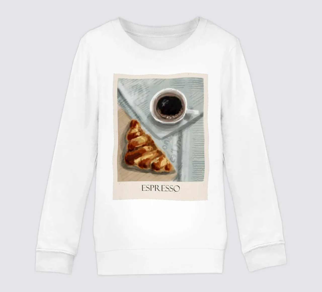 Espresso felpa bambino da Indigo Rain