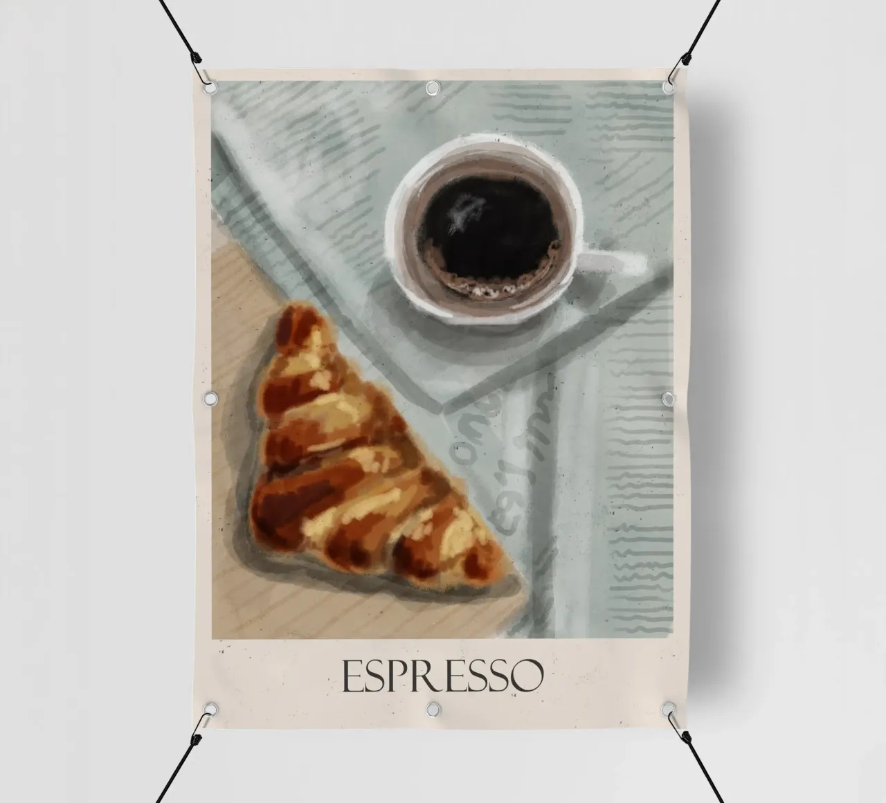 Espresso telo in pvc da Indigo Rain