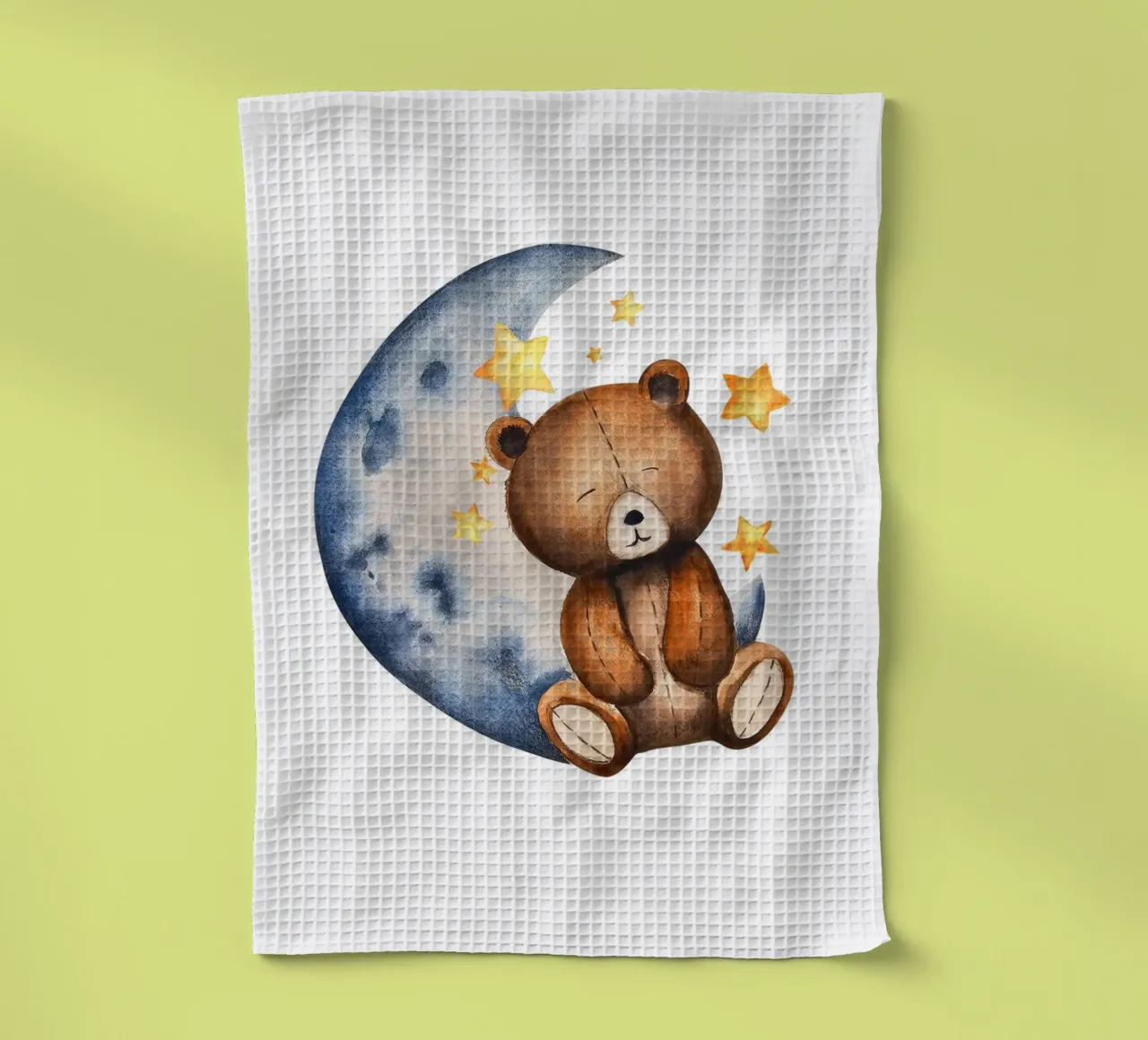Orsacchiotto sulla Luna canovaccio da cucina da Indigo Rain