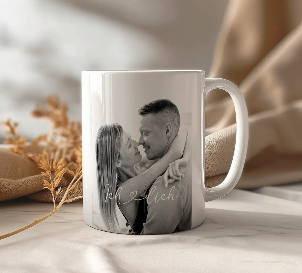 Ich liebe dich tazza in ceramica da WORTSPIEL