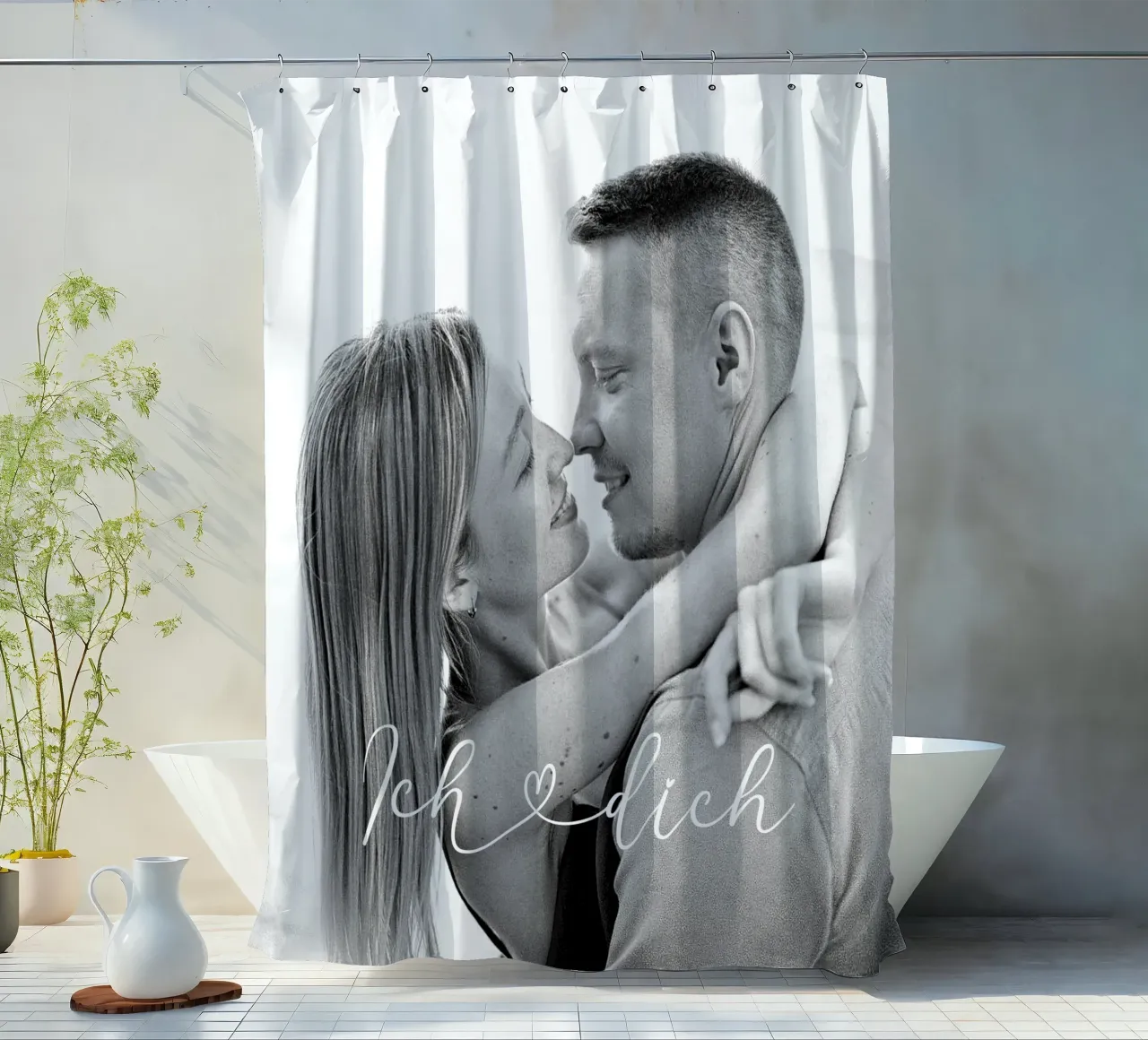Ich liebe dich tenda da doccia da WORTSPIEL