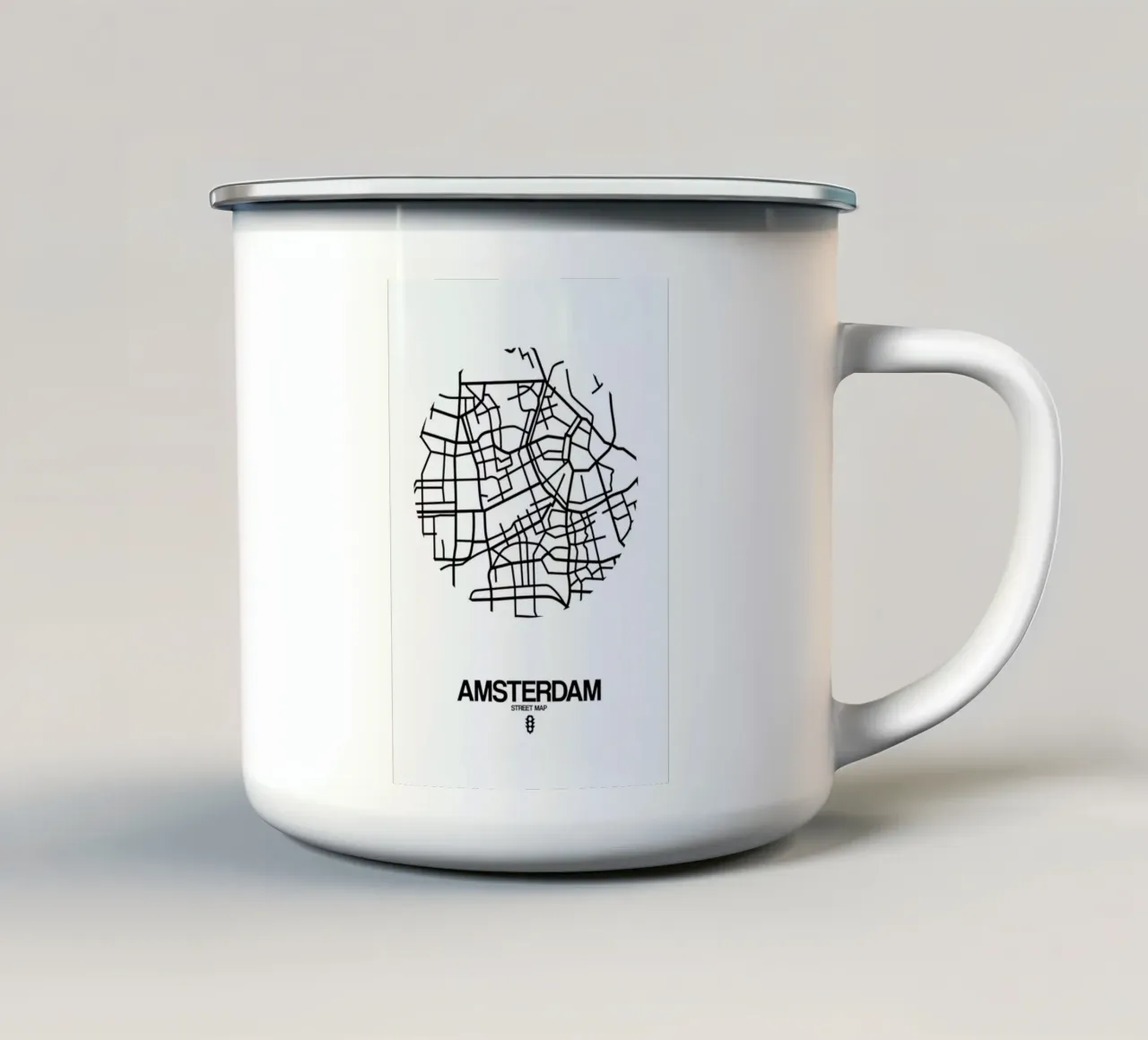 Amsterdam tazza in smalto da Naxart