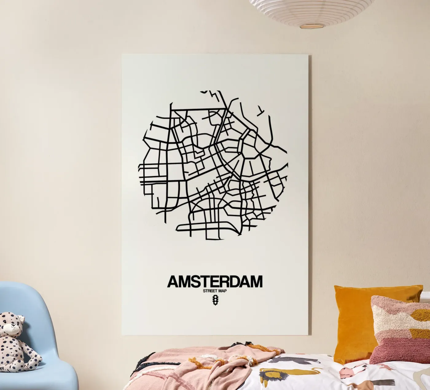 Amsterdam Acryl-Glas von Naxart