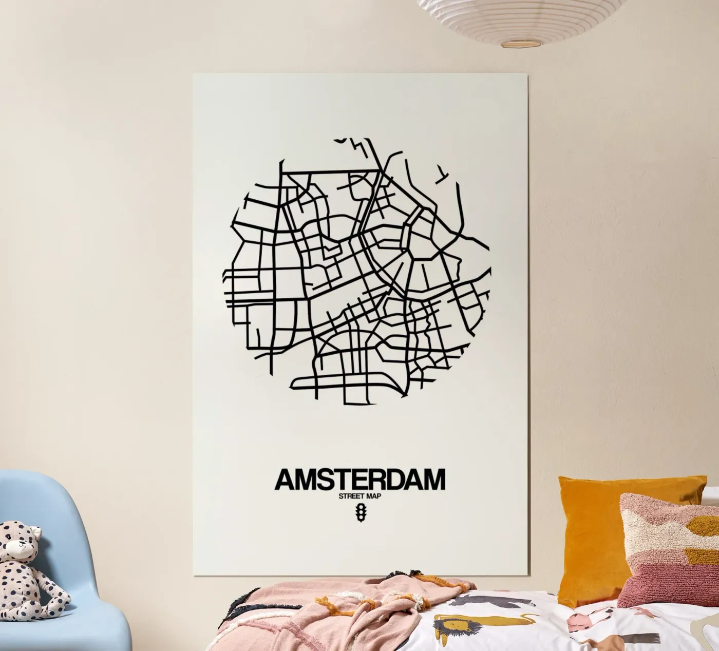 Amsterdam Poster von Naxart