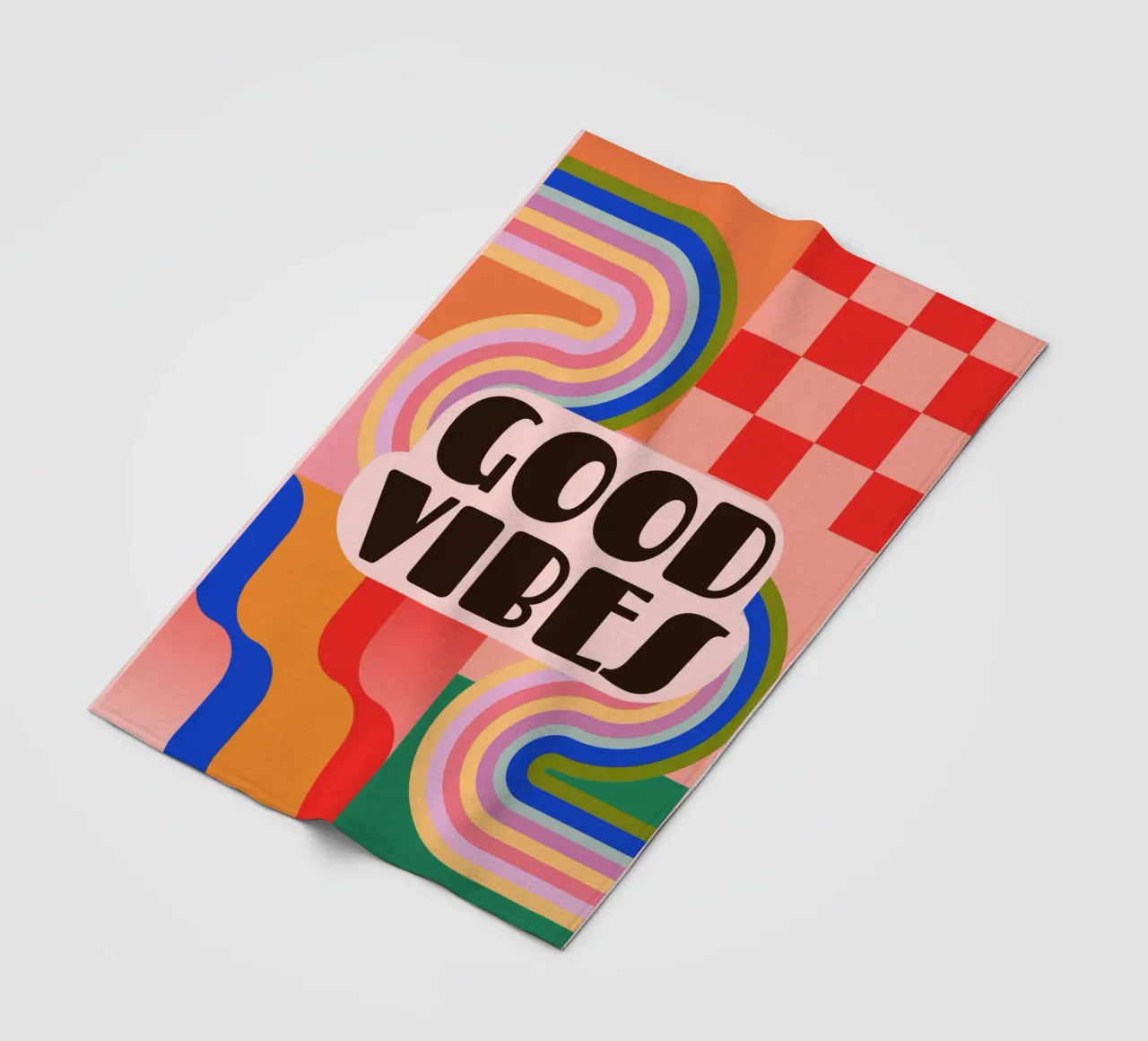 Good Vibes 4 fleece blanket by Gaite