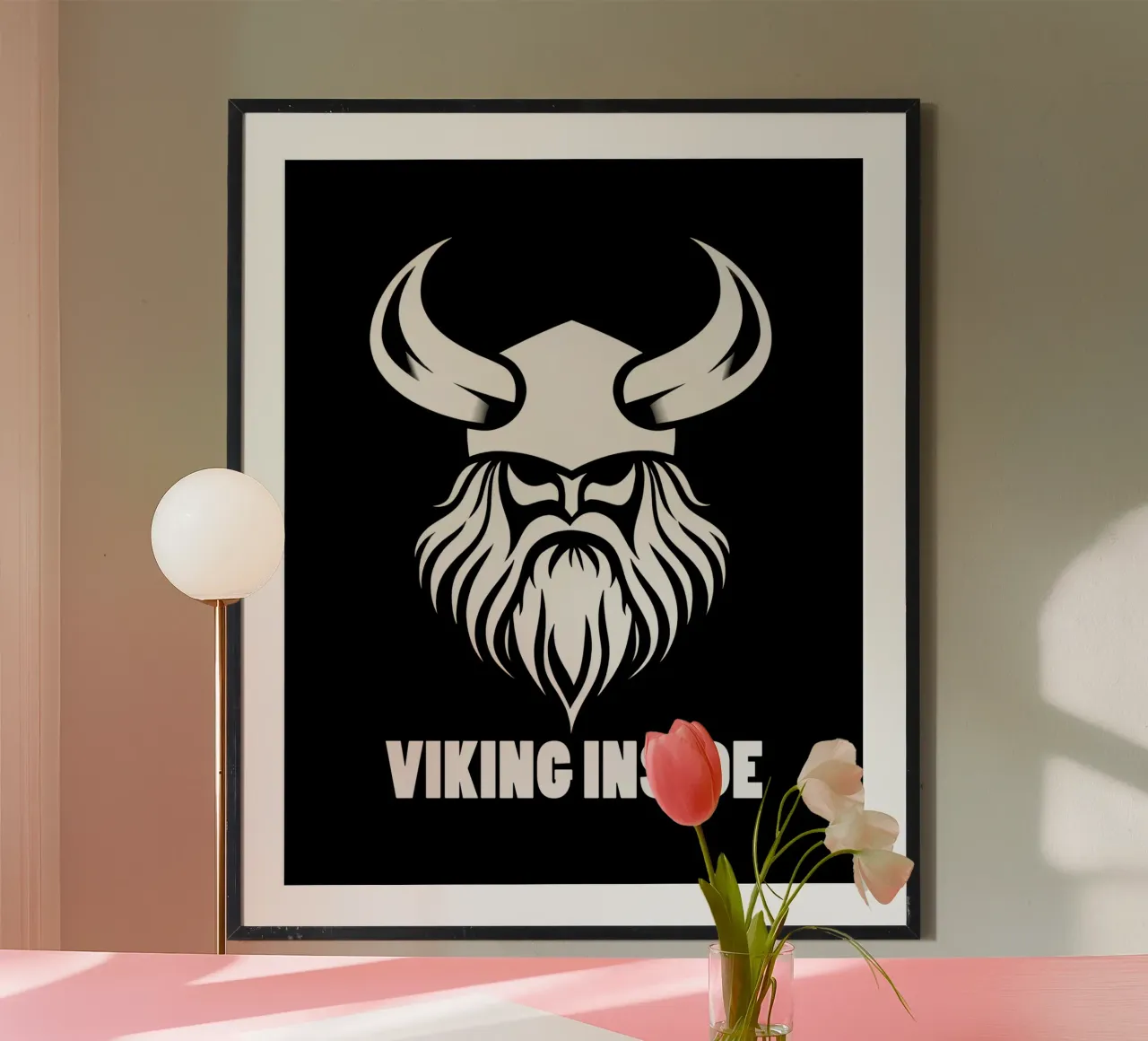 Viking Inside | Design per camicia da uomo poster da Autofocus