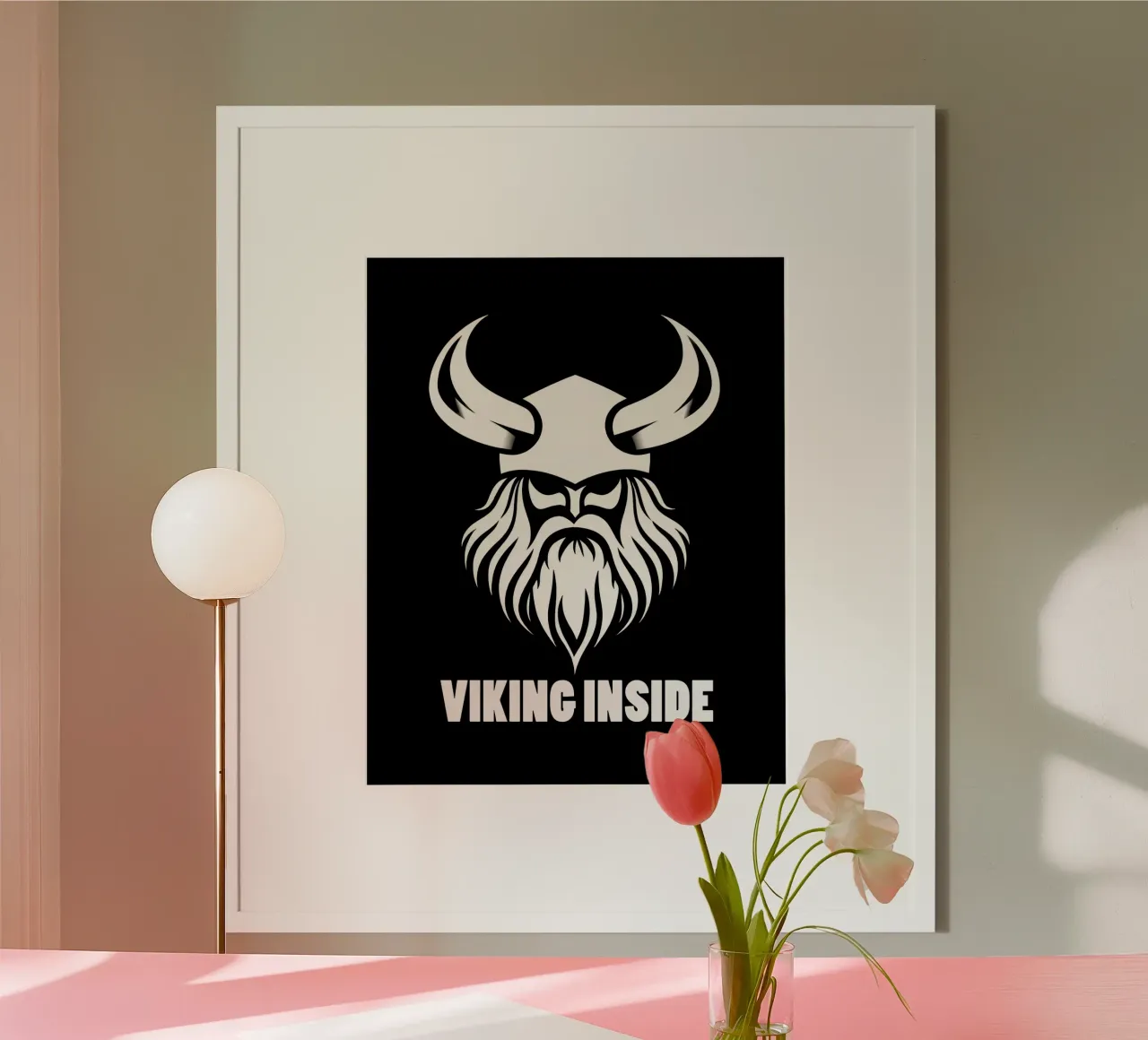 Viking Inside | Design per camicia da uomo poster da Autofocus