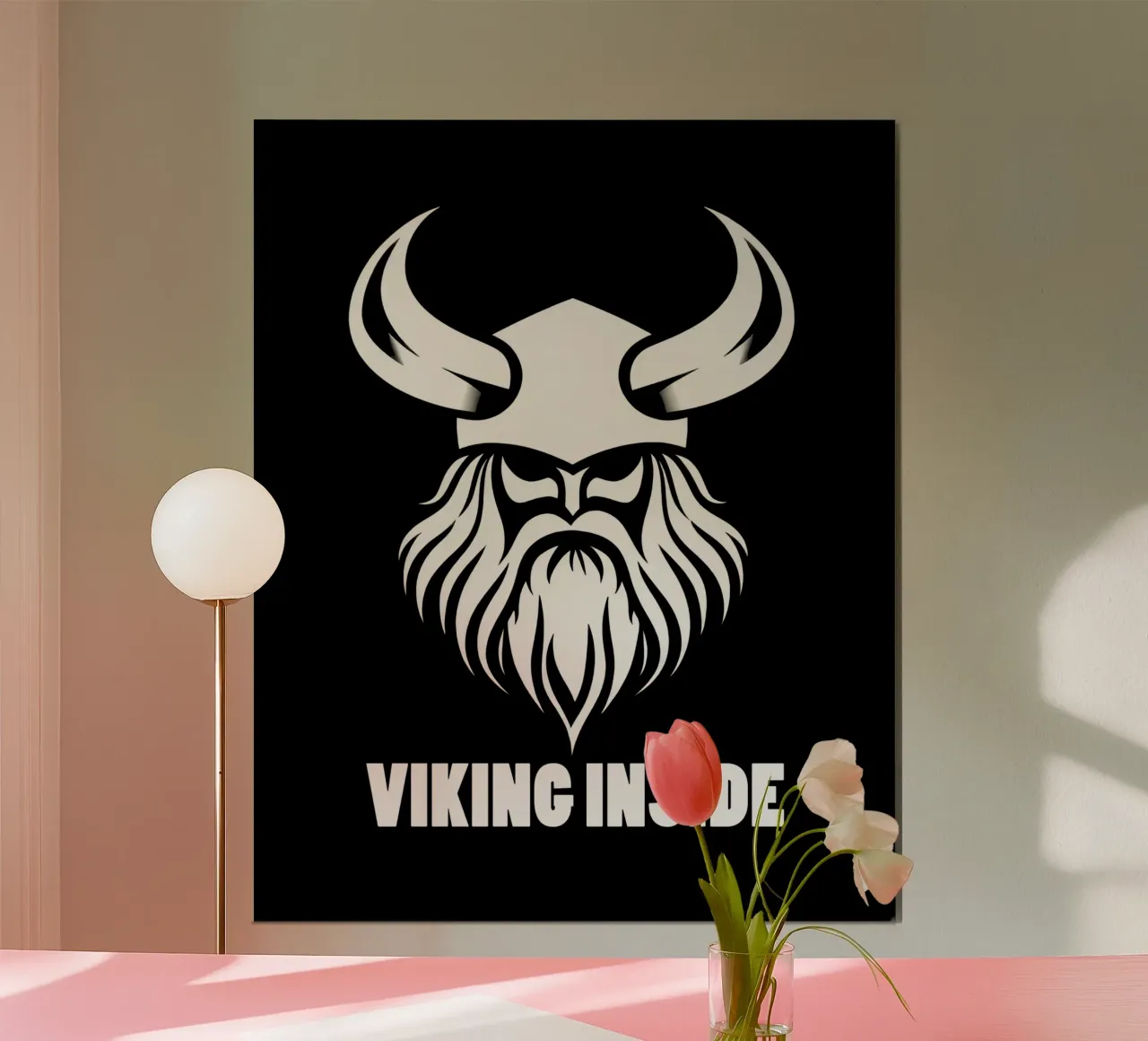 Viking Inside | Design per camicia da uomo poster da Autofocus