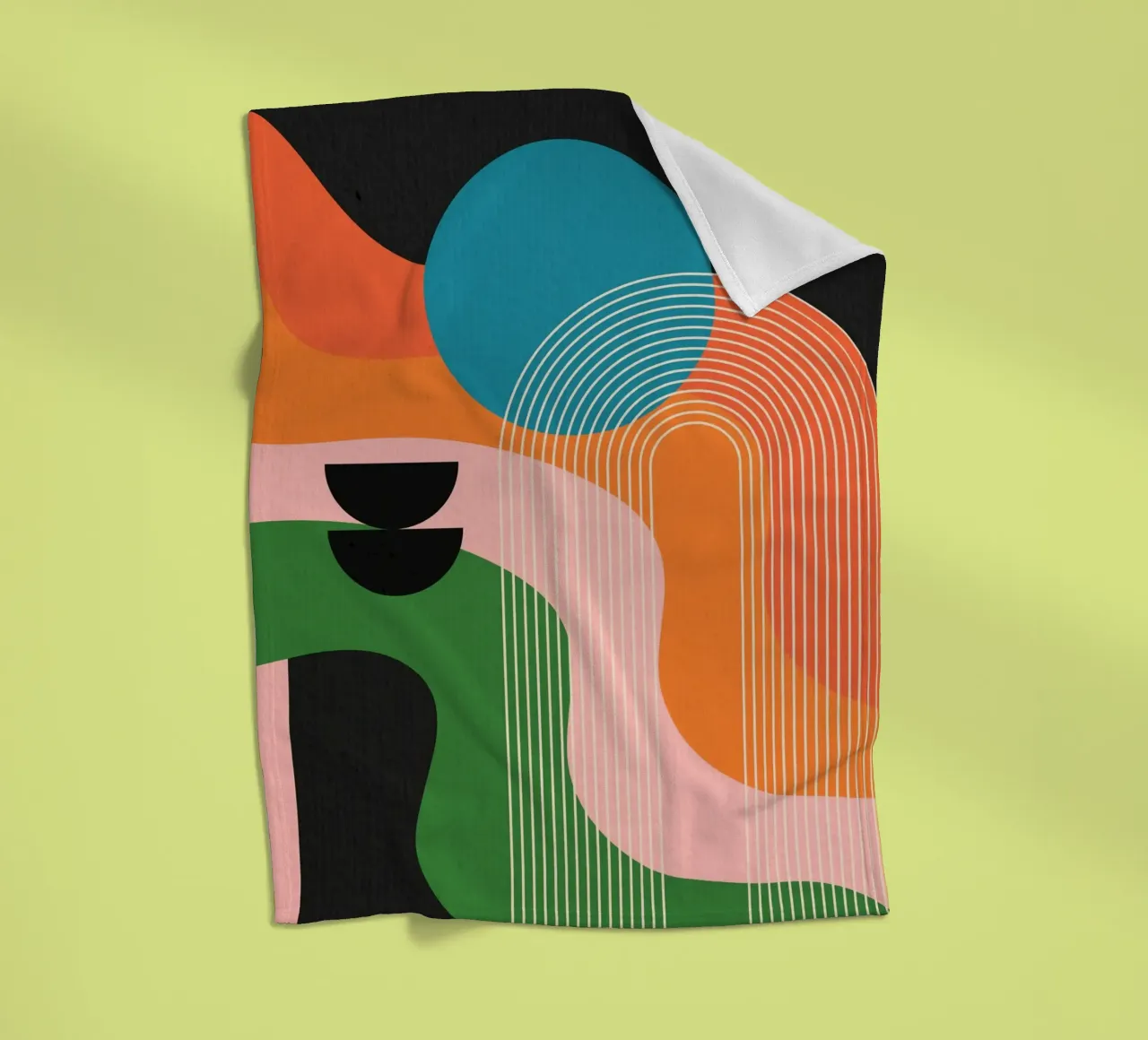 Forme geometriche 179 coperta in pile da Gaite