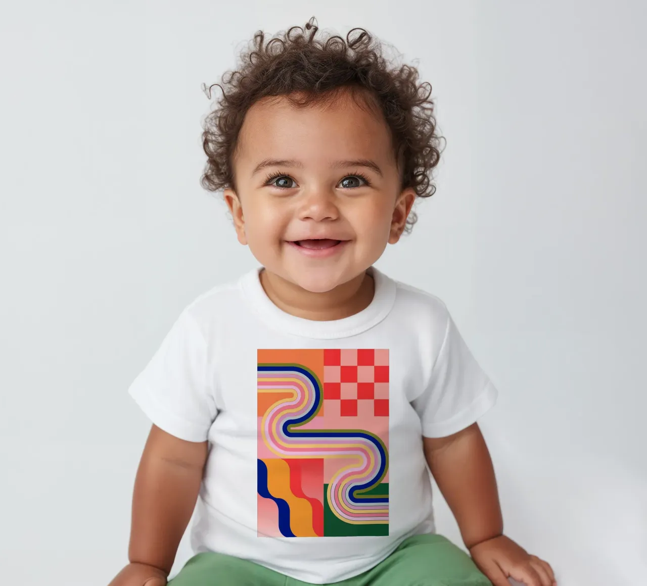Forme geometriche 178 maglietta neonato da Gaite