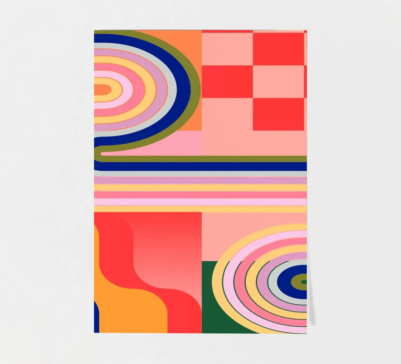Geometric Shapes 178 sticker sheet by Gaite