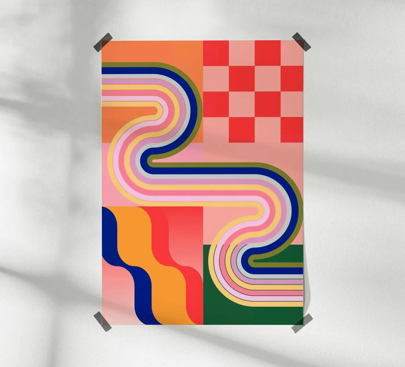 Geometric Shapes 178 poster da Gaite