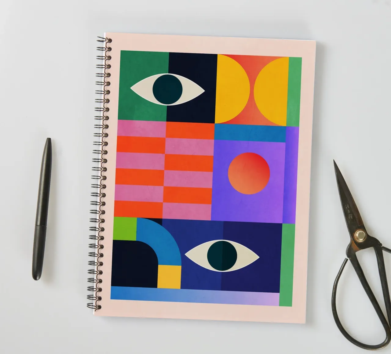 Abstrakte geometrische Formen 200 Ringbuch von Gaite