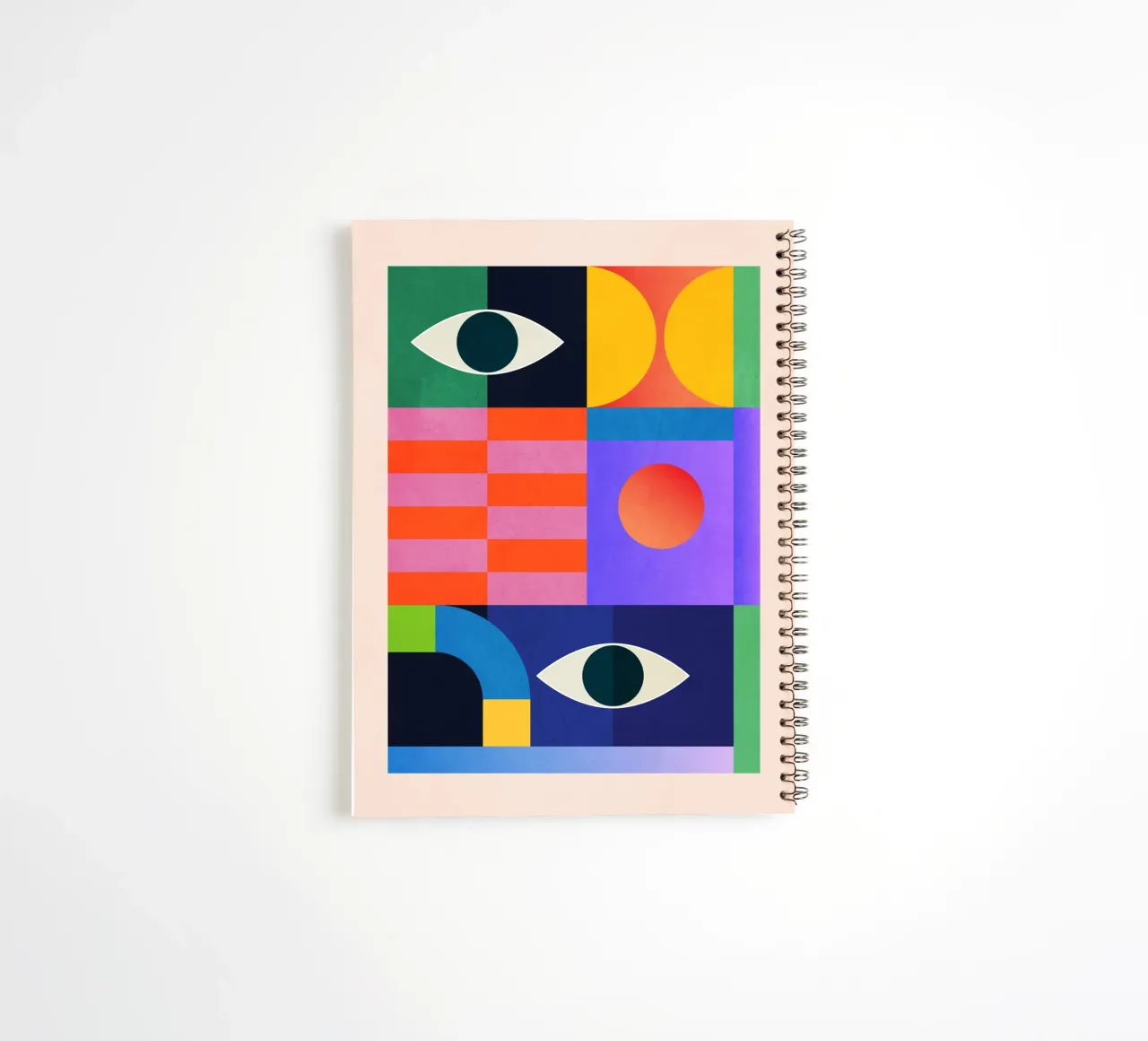 Abstrakte geometrische Formen 200 Ringbuch von Gaite